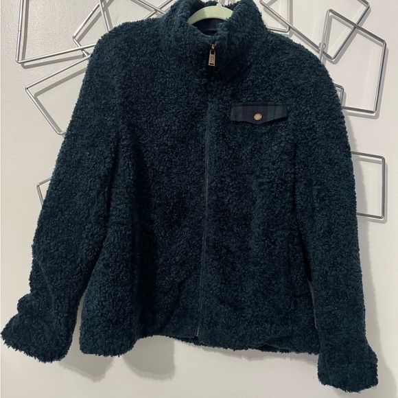 NWOT Pendleton Teal Fleece Jacket Size Large - Picture 2 of 9